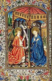 Book of Hours, Valencia, c. 1460, Annunciation